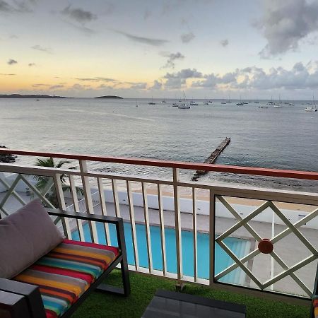 Beau Duplex Vue Mer Avec Piscine Et Acces Plage Marigot  Extérieur photo