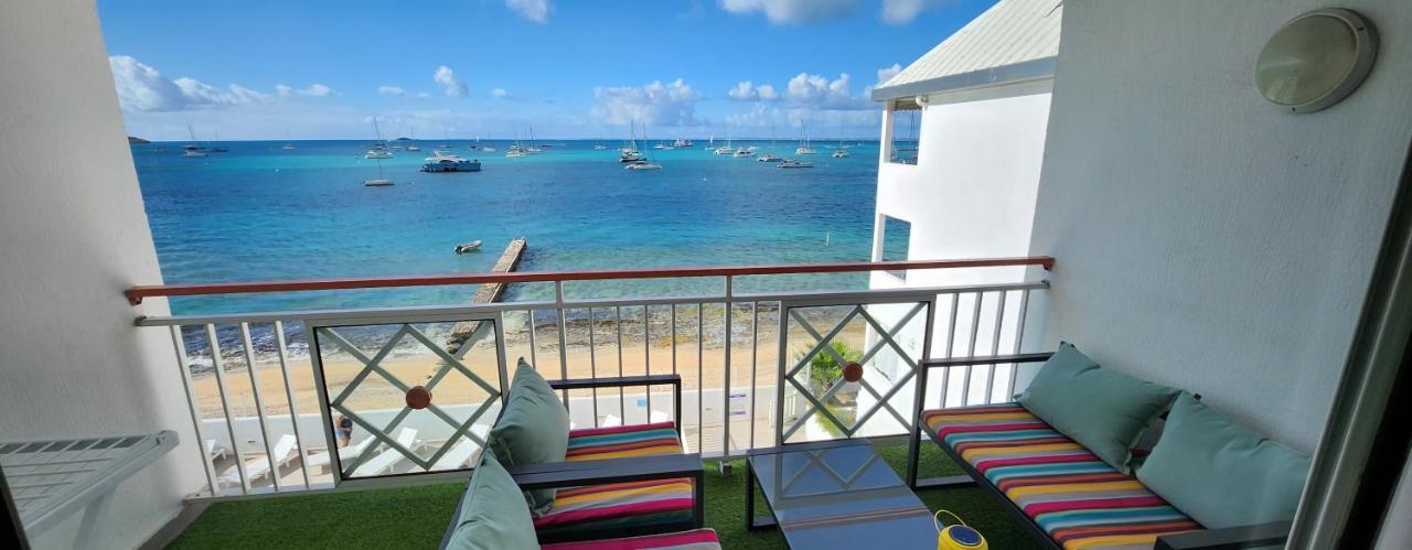Beau Duplex Vue Mer Avec Piscine Et Acces Plage Marigot  Extérieur photo